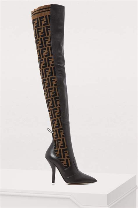 high heel fendi boots women|fendi women' s wedge pumps.